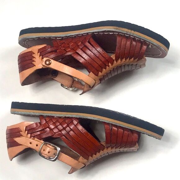 Kid’s Sandals Leather Handmade size 17 - Picture 4 of 11